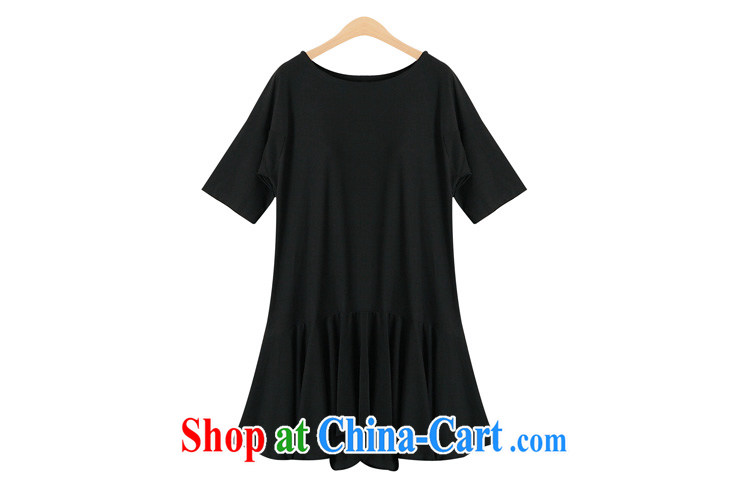 Szili Clinton's ad and indeed increase code 200 Jack mm thick summer dress, long, loose snow woven shirts T-shirt short-sleeved 2015 new thick sister-skirt black 7 XL pictures, price, brand platters! Elections are good character, the national distribution, so why buy now enjoy more preferential! Health