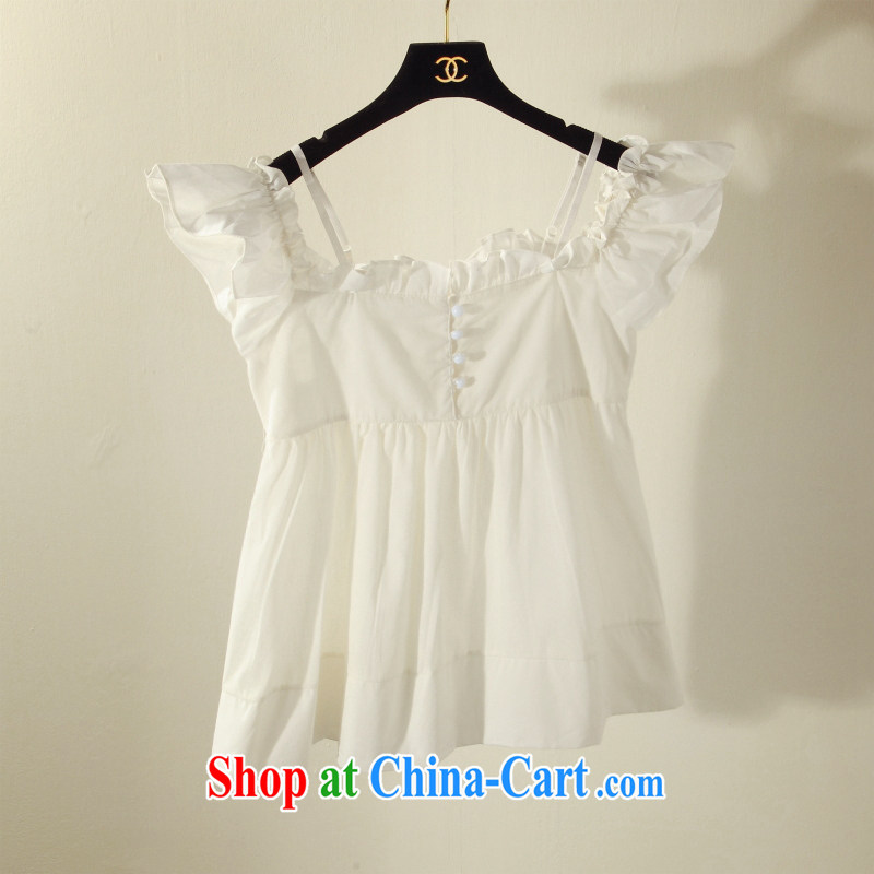 Lifting with a bare chest, mushroom lace a field for your shoulders cotton white baby T-shirt T-shirt 8826 white are code pictures, price, brand platters! Elections are good character, the national distribution, so why buy now enjoy more preferential! Health