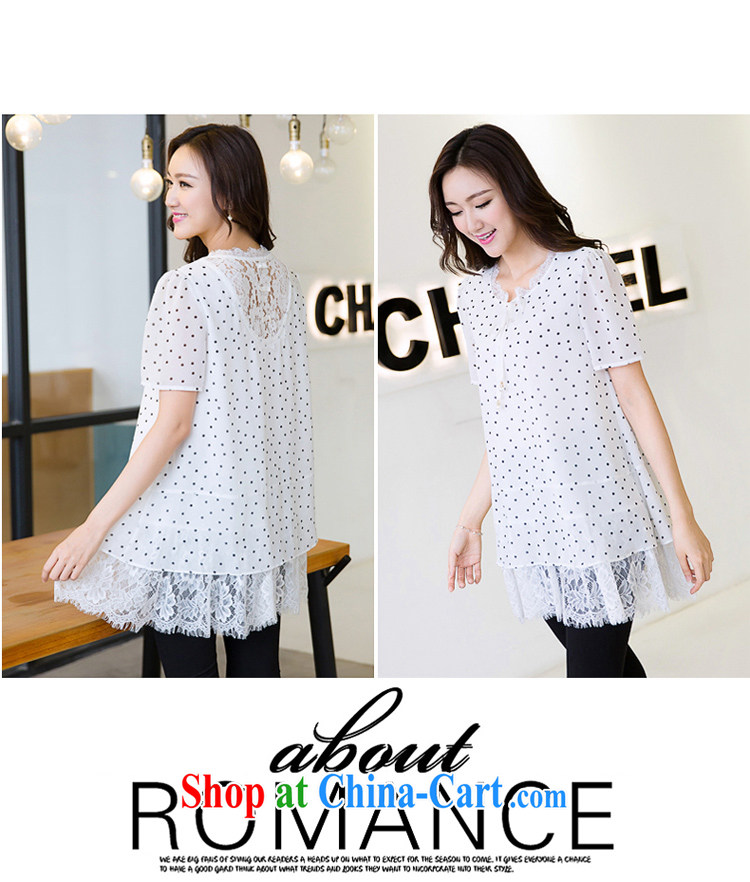 Huan Zhu Ge Ge Ge 2015 and indeed increase, female summer new thick mm video thin wave point stamp lace stitching, long T shirts snow woven shirts 5511 black 3 XL (recommendations 165 - 180 jack) pictures, price, brand platters! Elections are good character, the national distribution, so why buy now enjoy more preferential! Health