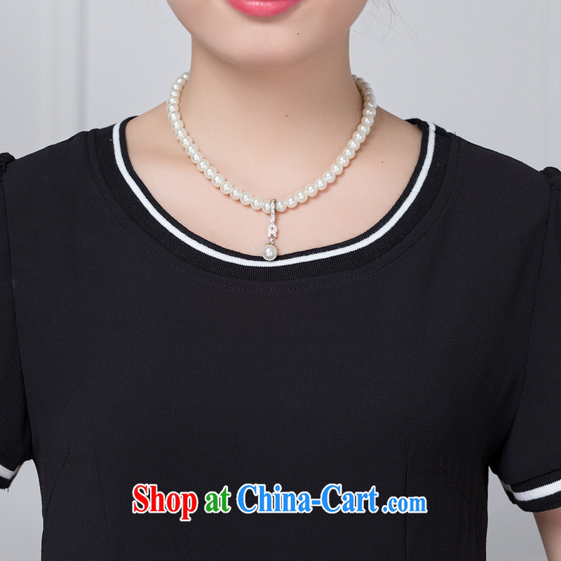 Cherry cheese D. 2015 summer classic style, Beauty dresses mom with dress code the dress black 5 XL, cherry cheese D. (yingzhicao), and, on-line shopping