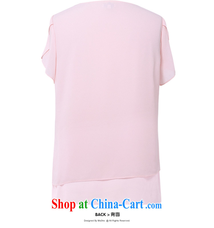 The MSSHE indeed XL women 2015 new summer wear thick MM flouncing short-sleeved snow woven shirts pre-sale 4736 blue 4 XL - pre-sale on 30 June with the pictures, price, brand platters! Elections are good character, the national distribution, so why buy now enjoy more preferential! Health