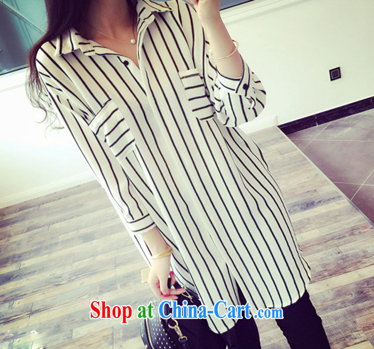 1000 fruit and fat XL female thick mm summer in 2015 long Graphics thin ice woven shirts 200 Jack thick sister stripes shirt 0840 black 5 XL pictures, price, brand platters! Elections are good character, the national distribution, so why buy now enjoy more preferential! Health