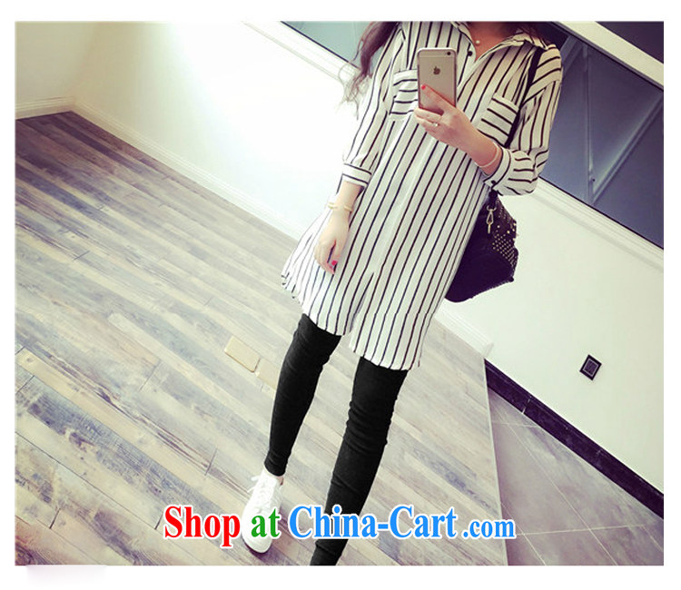 1000 fruit and fat XL female thick mm summer in 2015 long Graphics thin ice woven shirts 200 Jack thick sister stripes shirt 0840 black 5 XL pictures, price, brand platters! Elections are good character, the national distribution, so why buy now enjoy more preferential! Health