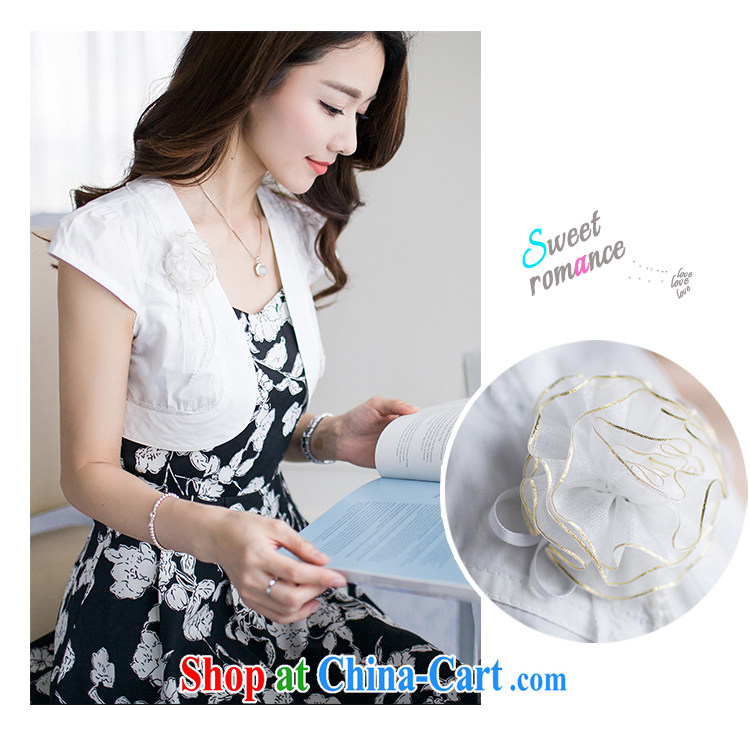 9 months female * 2015 summer new women shoulder, Korean Beauty small shawl ground short-sleeve small jacket FZL 5091 white M pictures, price, brand platters! Elections are good character, the national distribution, so why buy now enjoy more preferential! Health