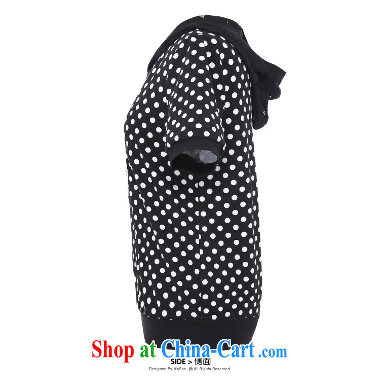 MsShe XL ladies' 2015 new summer wear thick MM campaign kit two kits 7 pants 4605 black and white dots 2 XL pictures, price, brand platters! Elections are good character, the national distribution, so why buy now enjoy more preferential! Health