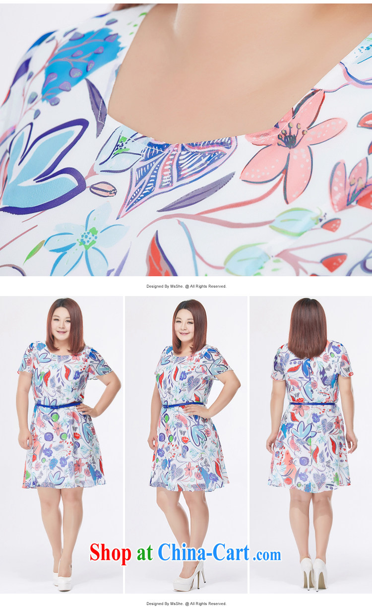 MSSHE XL girls 2015 new summer thick sister stamp snow woven dresses short-sleeved 4776 suit 3 XL pictures, price, brand platters! Elections are good character, the national distribution, so why buy now enjoy more preferential! Health