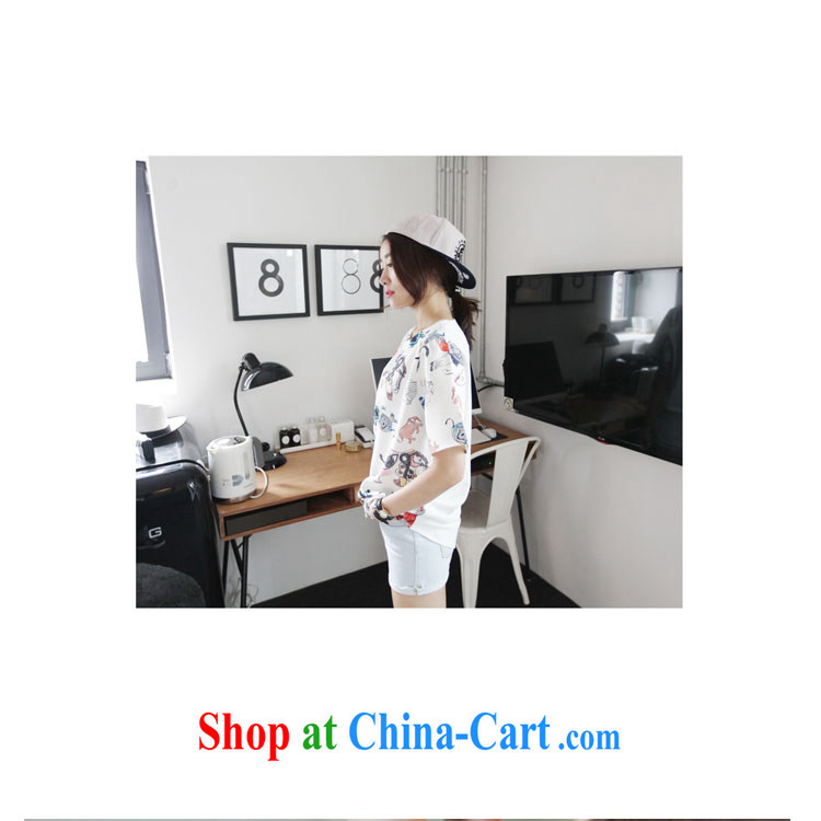 ZZ &FF 2015 larger female 200 Jack mm thick king in long T shirt solid shirt stamp loose summer clothes female white XXXL pictures, price, brand platters! Elections are good character, the national distribution, so why buy now enjoy more preferential! Health