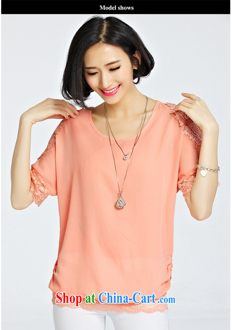 ZORMO larger female summer Openwork lace and indeed XL snow woven shirts fat, the lumbar T shirts female light green 5 XL pictures, price, brand platters! Elections are good character, the national distribution, so why buy now enjoy more preferential! Health