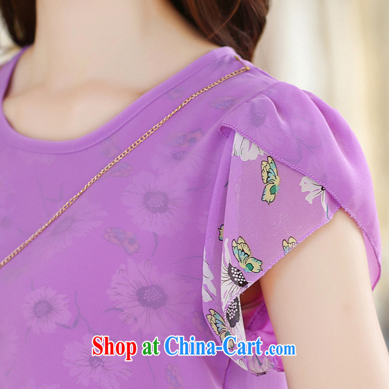 Ms Elsie Leung, politically 2015 new European site cool short-sleeved large, loose stamp snow woven shirts pink. M, poetry, political, and shopping on the Internet