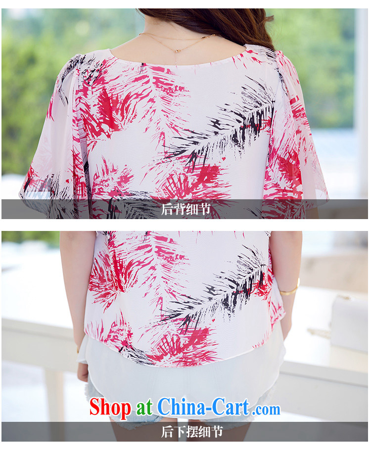 Summer 2015 new short-sleeved snow woven shirts Korean women loose stamp duty cool graphics thin T shirts solid shirt 9060 feather red 3 XL pictures, price, brand platters! Elections are good character, the national distribution, so why buy now enjoy more preferential! Health