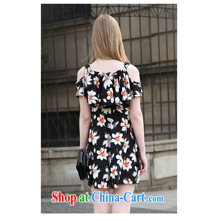 Also, the 2015 summer new thick mm dresses stylish stamp skirt covered shoulders the code dress 8167 black XXXXXL pictures, price, brand platters! Elections are good character, the national distribution, so why buy now enjoy more preferential! Health