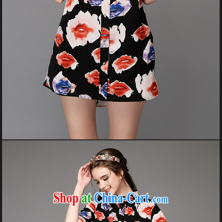 Elizabeth and discipline in Europe and America's fat, female female shirt Dress Casual style, for red lips in stamp duty for the shirt dress, genuine Z 766 - White 5XL pictures, price, brand platters! Elections are good character, the national distribution, so why buy now enjoy more preferential! Health
