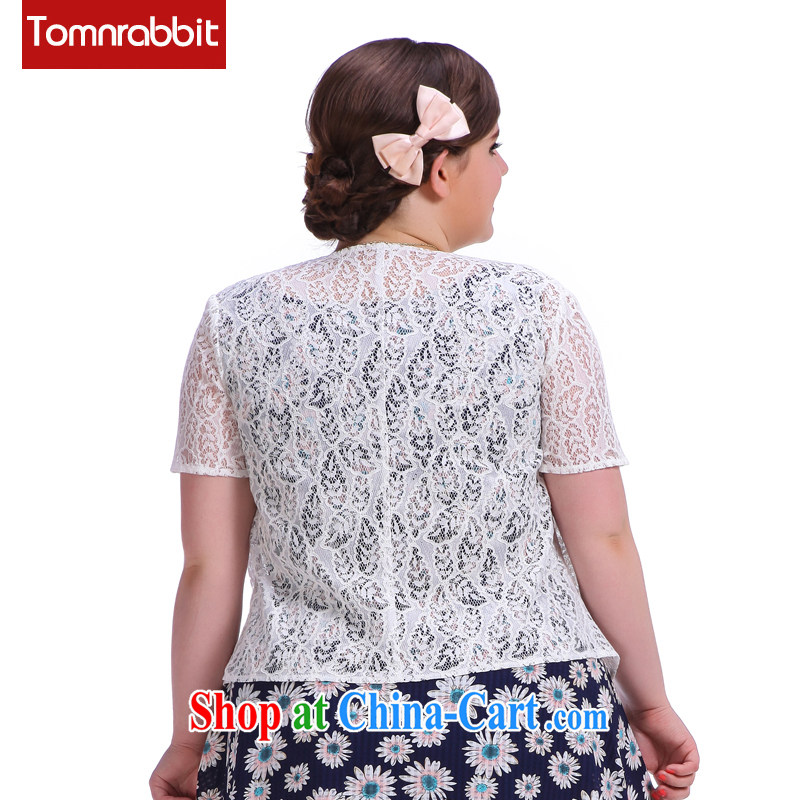 Beautiful Inn in Europe high-end large, female summer new stylish lace small cardigan small shawl small jacket beige larger XL (pre-sale June 12 shipment), Tomnrabbit, shopping on the Internet
