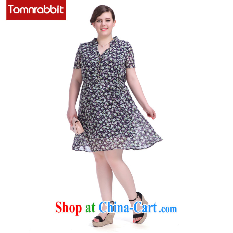 2015 summer new thick sister graphics thin ice woven floral larger female small, for Dress picture color the code XL (pre-sale June 12 shipment), Tomnrabbit, shopping on the Internet