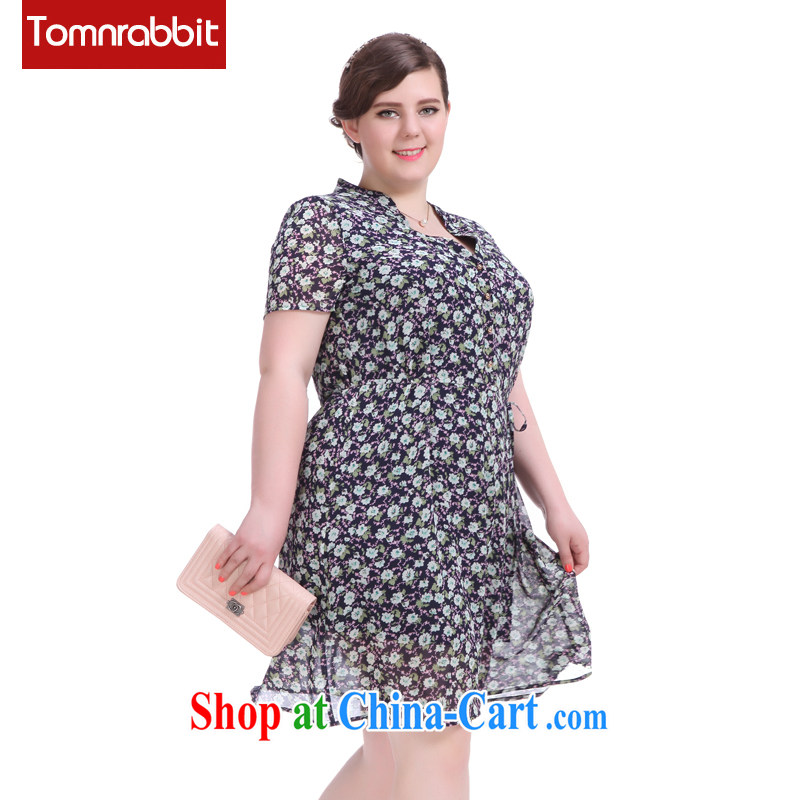 2015 summer new thick sister graphics thin ice woven floral larger female small, for Dress picture color the code XL (pre-sale June 12 shipment), Tomnrabbit, shopping on the Internet