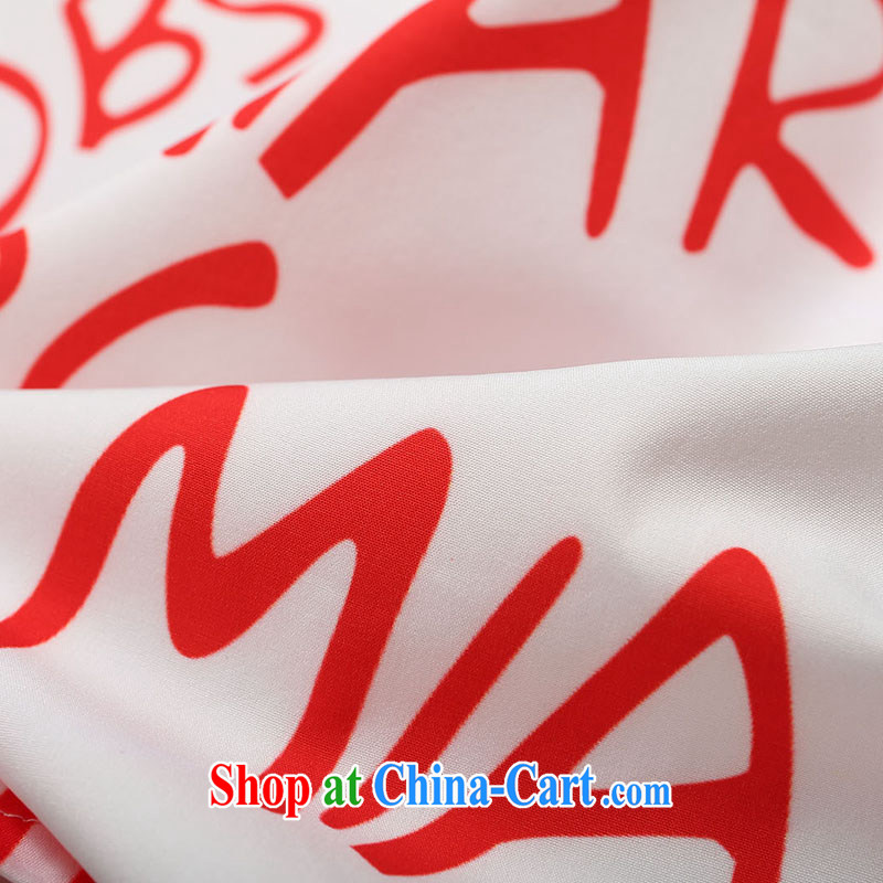 1000 field and the United States The United States and Europe and stylish and is indeed increasing, female loose stamp snow woven shirts, summer new two-piece picture color 3XL 145 - 165 jack, 1000 field and the United States, and, shopping on the Internet