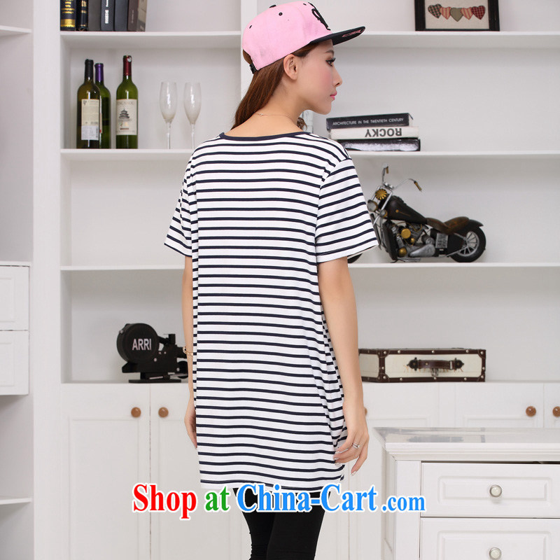 o Ya-ting 2015 New, and indeed increase, female summer mm thick loose T-shirt short-sleeved T-shirt girls summer picture, color streaks King are Code recommends that you 100 - 160 jack, O Ya-ting (aoyating), shopping on the Internet