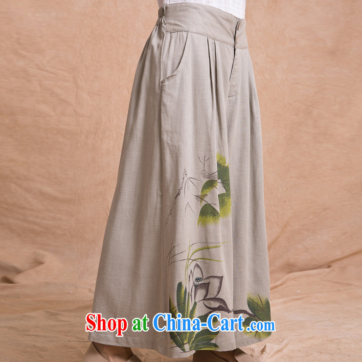The line takes the code Women New Solid Color cotton the stamp dress pants relaxed casual pants 2932 - 093 Cornhusk yellow 2XL pictures, price, brand platters! Elections are good character, the national distribution, so why buy now enjoy more preferential! Health