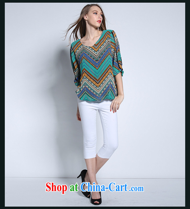 Director of the Europe and America, female summer is the XL thick sister stylish stamp duty cuff in loose snow T woven shirts 6154 picture color the code 3 XL 160 Jack left and right pictures, price, brand platters! Elections are good character, the national distribution, so why buy now enjoy more preferential! Health