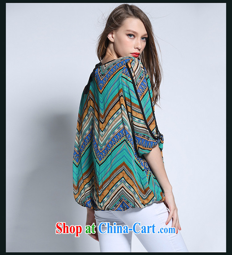 Director of the Europe and America, female summer is the XL thick sister stylish stamp duty cuff in loose snow T woven shirts 6154 picture color the code 3 XL 160 Jack left and right pictures, price, brand platters! Elections are good character, the national distribution, so why buy now enjoy more preferential! Health