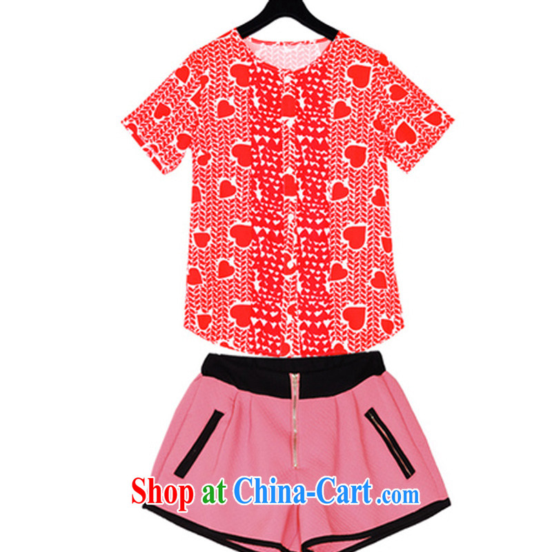 Cheuk-yan Zi spent 2015 Tiger mother cats and win their contribution and Zhao Wei, with a short-sleeved + shorts package the code 1:1 Original Picture Quality Color XXXXXL, Cheuk-yan Zi spend, shopping on the Internet