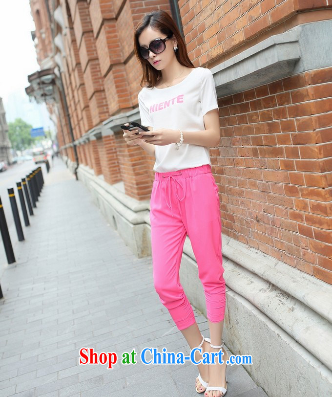 Van Gogh, ballet summer 2015 new larger female thick mm short-sleeve shirt T female and indeed intensify 7 pants Leisure package of red XXXL pictures, price, brand platters! Elections are good character, the national distribution, so why buy now enjoy more preferential! Health