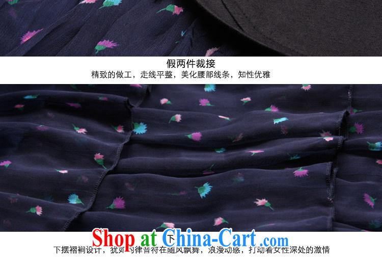 Loved summer new thick mm video thin and thick XL female short-sleeve leave two waves, snow-woven dresses 3719 blue XXXL pictures, price, brand platters! Elections are good character, the national distribution, so why buy now enjoy more preferential! Health