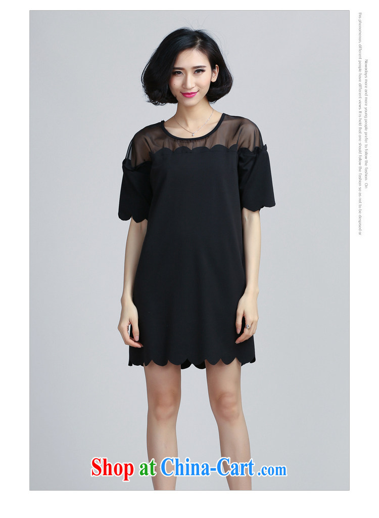 Also, the 2015 summer new, larger female 200 Jack the root dress mm thick summer graphics thin dress 6059 black XXXXL pictures, price, brand platters! Elections are good character, the national distribution, so why buy now enjoy more preferential! Health