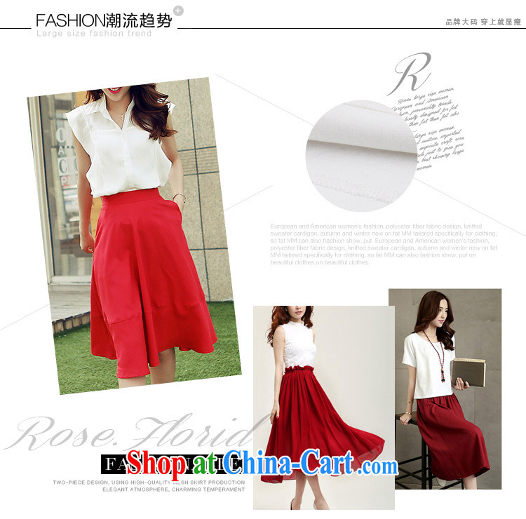 The Qi Qi (SIQIQI) 2015 summer new thick mm beauty graphics thin T-shirt + red skirt in two-piece TZ 1050 photo color 5 XL pictures, price, brand platters! Elections are good character, the national distribution, so why buy now enjoy more preferential! Health