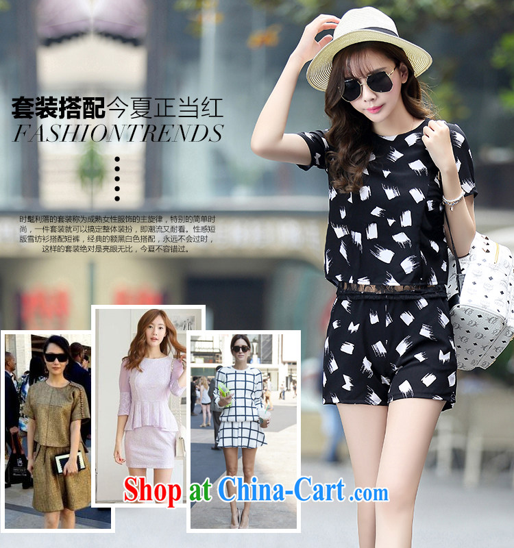 Energy-cheol Hong Kong small wind thick MM leisure shorts Package Women 2015 and stylish stripes large code female snow woven lace black 4XL pictures, price, brand platters! Elections are good character, the national distribution, so why buy now enjoy more preferential! Health