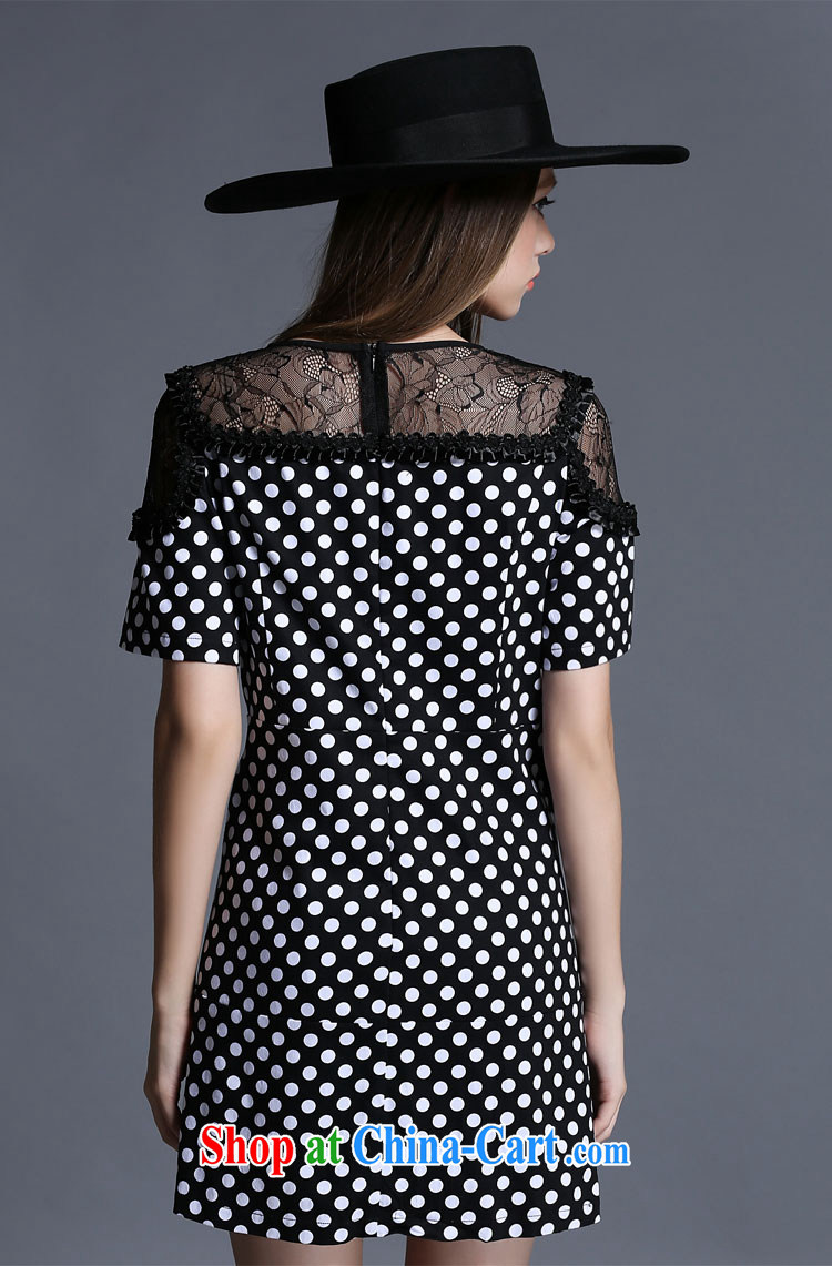 The silk, honey XL girls thick MM graphics thin summer lace stitching the stamp duty is cultivating dresses ZZ 1928 black 4XL (165 jack - 180 Jack through) pictures, price, brand platters! Elections are good character, the national distribution, so why buy now enjoy more preferential! Health