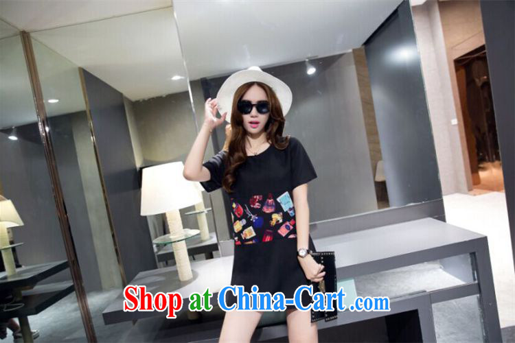 The honey , 2015 mm thick summer Korean stitching solid skirt thick sister and indeed dresses 200 Jack dresses black XXXXL pictures, price, brand platters! Elections are good character, the national distribution, so why buy now enjoy more preferential! Health