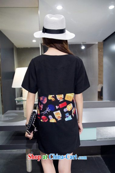 The honey , 2015 mm thick summer Korean stitching solid skirt thick sister and indeed dresses 200 Jack dresses black XXXXL pictures, price, brand platters! Elections are good character, the national distribution, so why buy now enjoy more preferential! Health