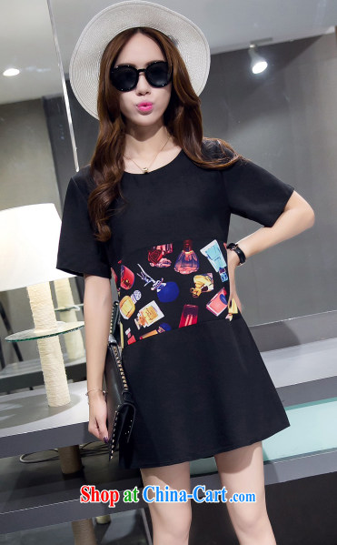 Energy-chul 2015 mm thick summer Korean stitching solid skirt thick sister and indeed dresses 200 Jack dresses black XXXL pictures, price, brand platters! Elections are good character, the national distribution, so why buy now enjoy more preferential! Health