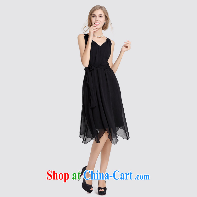 She considered the fat increase, women dresses 2015 summer mm thick sister large snow in woven long skirt skirt beach thick girls with graphics thin black XXXL, consider Elizabeth (LISHA), and shopping on the Internet