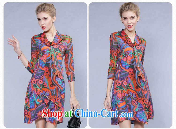 Elizabeth considered new, and indeed increase, female 7 cuff thick mm sister in solid cuff skirt floral King Size Code dresses summer 0335 photo color XXXL pictures, price, brand platters! Elections are good character, the national distribution, so why buy now enjoy more preferential! Health