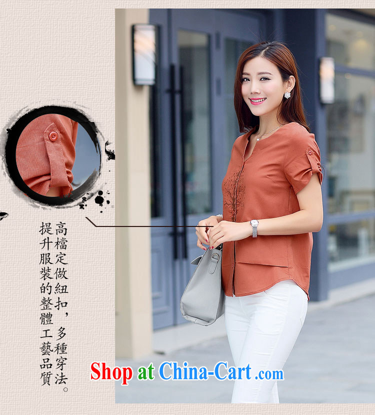 Cover Story The cotton shirt female short-sleeve summer 2015 new Korean women's clothing has been the loose shirt girls summer the code female white XL pictures, price, brand platters! Elections are good character, the national distribution, so why buy now enjoy more preferential! Health