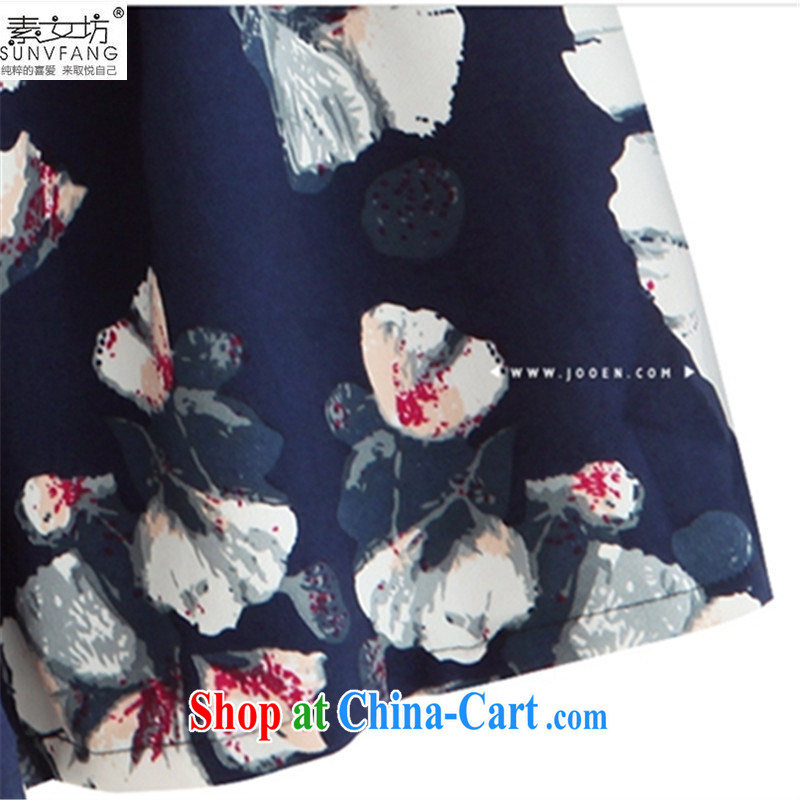 Pixel girl workshop summer 2015 new, modern Europe and the Code female 200 Jack thick MM graphics thin ice woven T-shirt with floral shorts two-piece with 242 black T-shirt + floral shorts 5 XL recommendations 185 - 210 jack, of women Workshop (SUNVFANG), online shopping