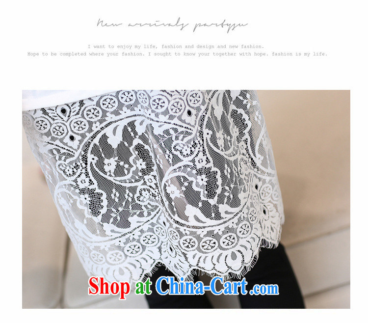 2015 is new, larger female short-sleeve lace loose video thin dress 8505 black XXXXL pictures, price, brand platters! Elections are good character, the national distribution, so why buy now enjoy more preferential! Health