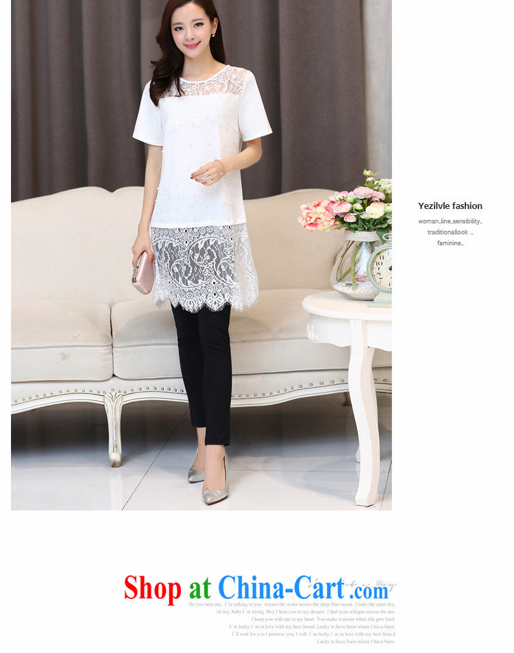 2015 is new, larger female short-sleeve lace loose video thin dress 8505 black XXXXL pictures, price, brand platters! Elections are good character, the national distribution, so why buy now enjoy more preferential! Health