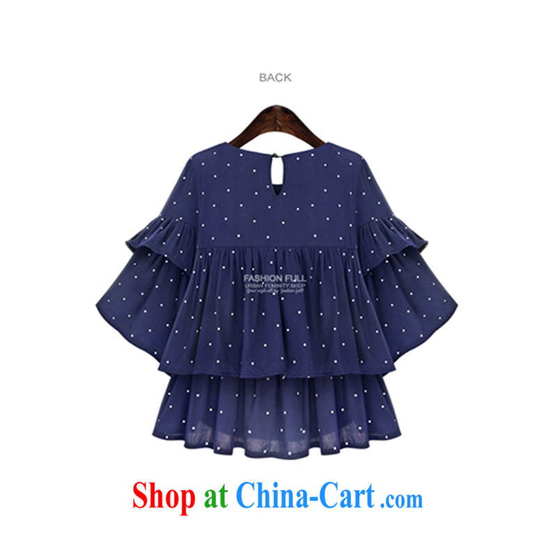 o Ya-ting 2015 New, and indeed increase, female summer thick mm video thin ice woven shirts 100 hem dress shirt female wave Point image color 5 XL recommends that you 175 - 200 jack, O Ya-ting (aoyating), online shopping