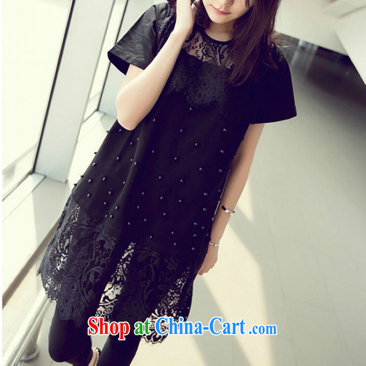 The sum 2015 ladies large, lace stitching graphics thin stylish dresses 200 jack to wear long black XXXL pictures, price, brand platters! Elections are good character, the national distribution, so why buy now enjoy more preferential! Health