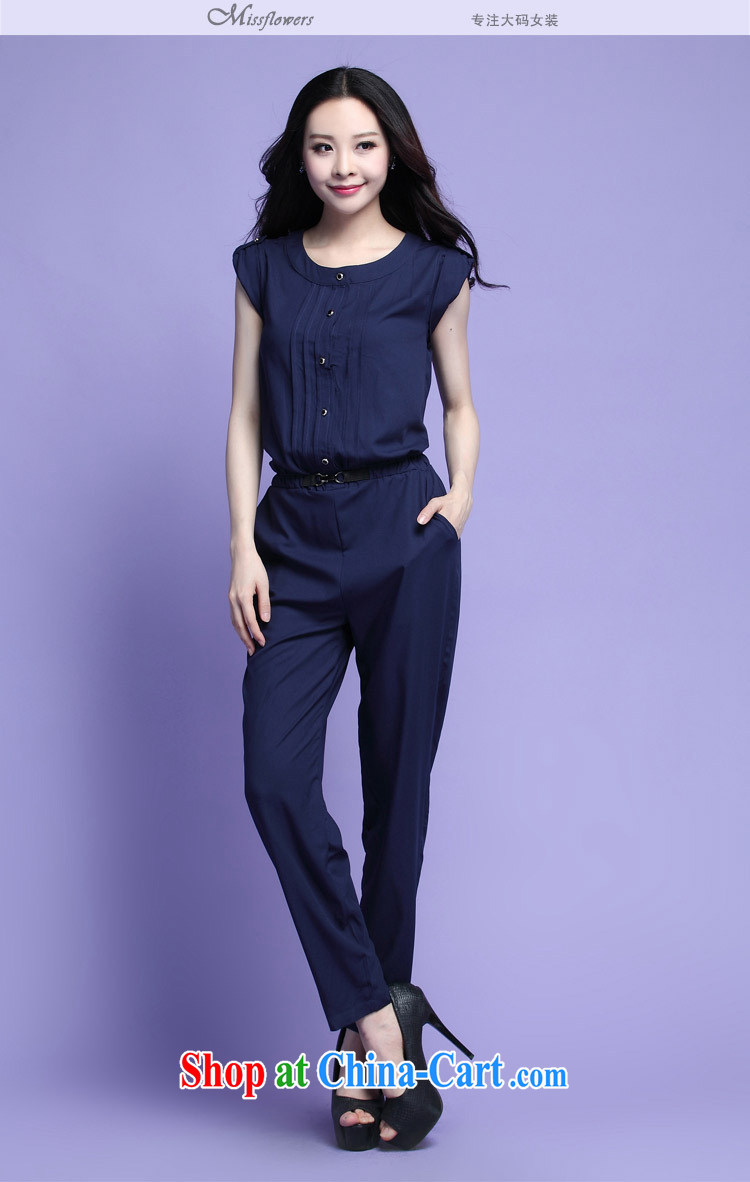 loved the code female fat, summer new king, Korean version with leisure-trousers-trousers 3723 dark blue XXXXL pictures, price, brand platters! Elections are good character, the national distribution, so why buy now enjoy more preferential! Health