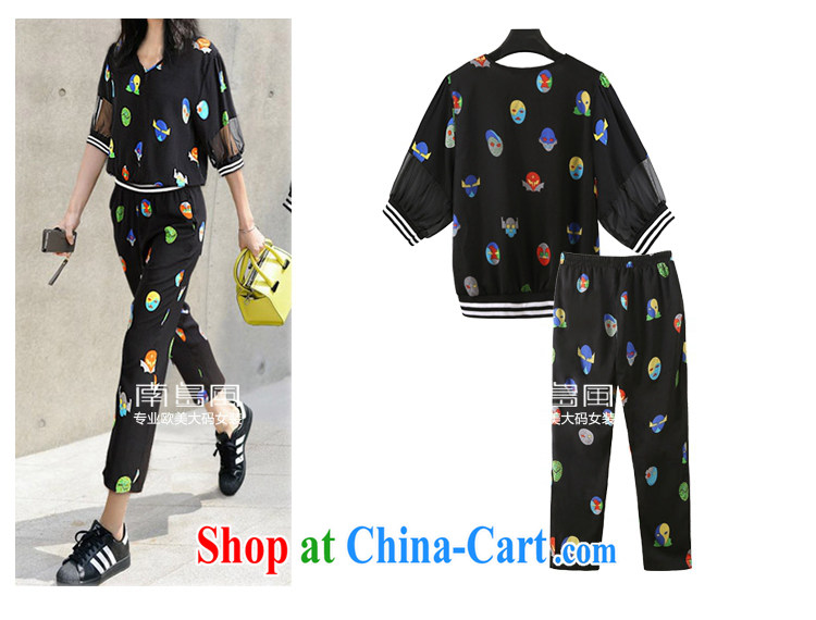 YILISA new in Europe and America, the girls summer T-shirts packaged thick mm sport and leisure snow woven T-shirt loose thin coat 9 pants Y 5565 black XXXL pictures, price, brand platters! Elections are good character, the national distribution, so why buy now enjoy more preferential! Health