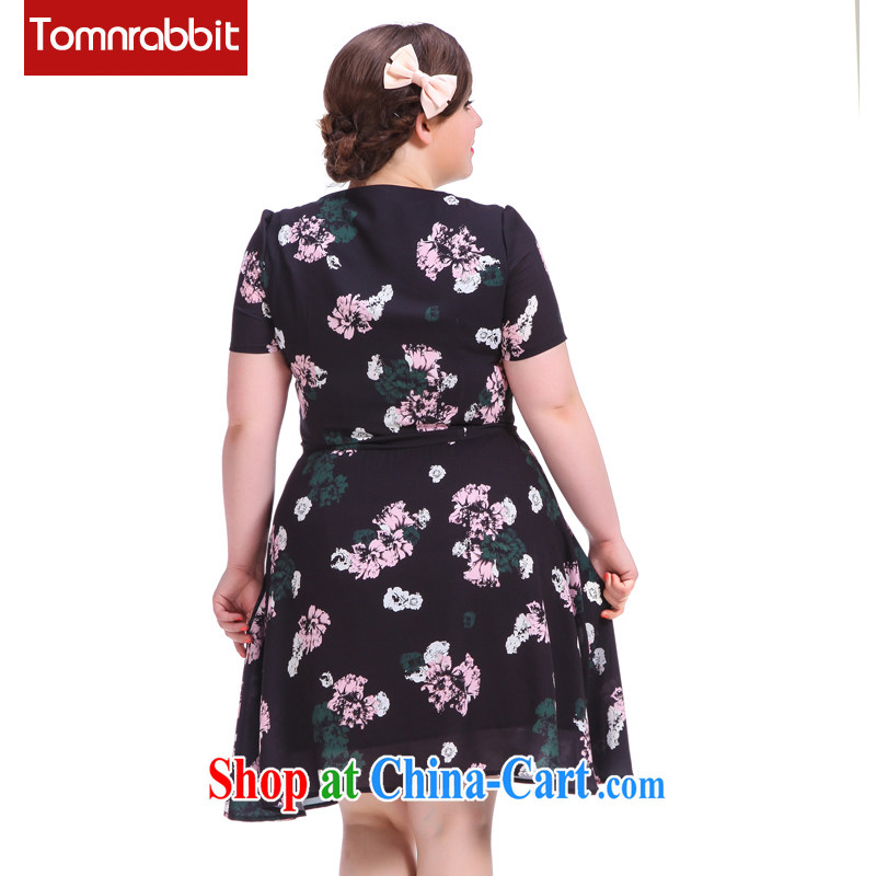 European high-end large, female 2015 mm thick summer New Party for stamp duty short-sleeved dresses picture color the code XXXXXL (pre-sale 30 days Shipment), Tomnrabbit, shopping on the Internet