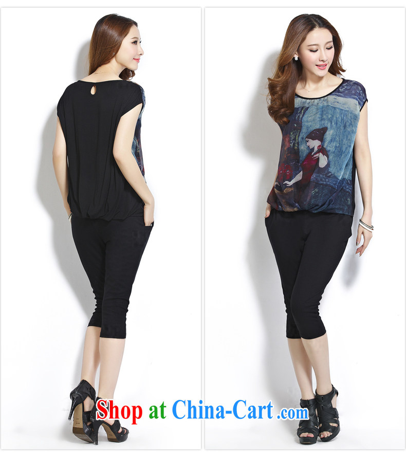 Julie M to 2015 the code female summer is indeed the greater New snow woven shirts T shirts girls summer short-sleeved short 587 black XXXXL pictures, price, brand platters! Elections are good character, the national distribution, so why buy now enjoy more preferential! Health