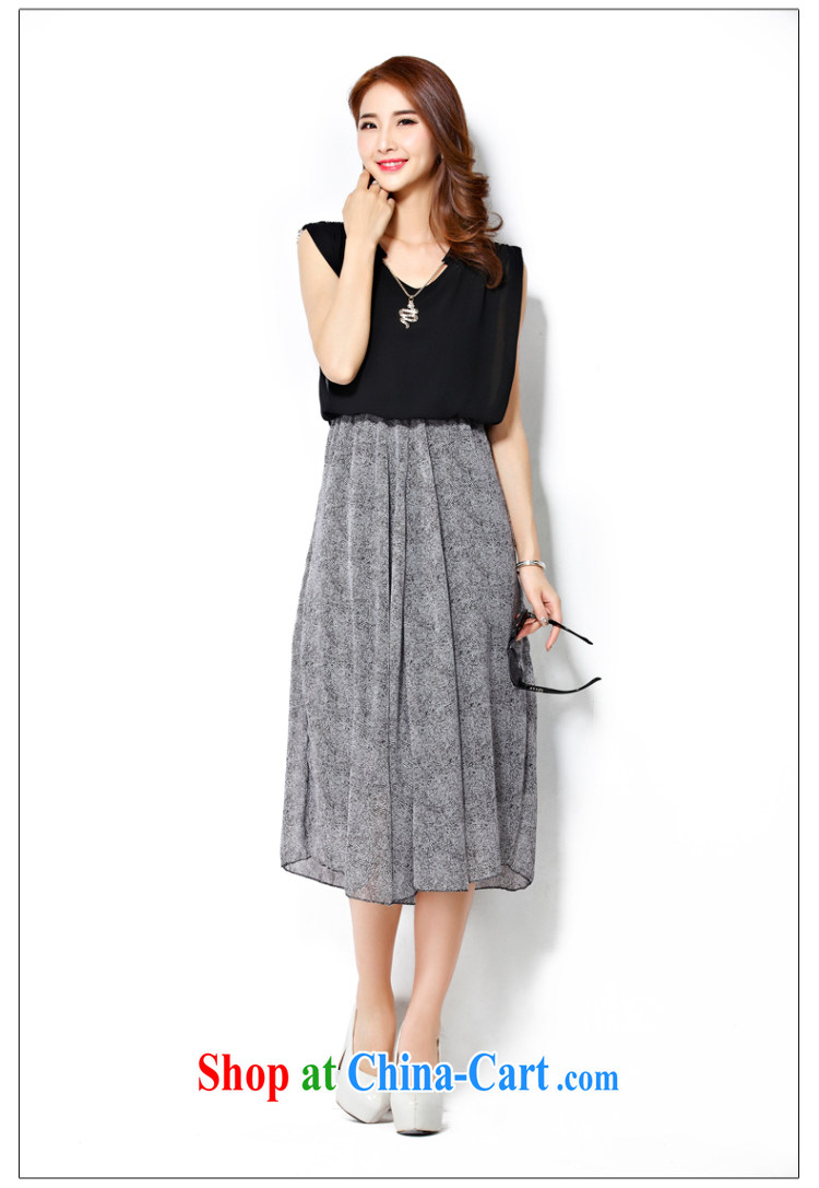 Also, the 2015 summer new sleeveless ice woven stitching long skirt the Western dresses 8057 black XXXXL pictures, price, brand platters! Elections are good character, the national distribution, so why buy now enjoy more preferential! Health