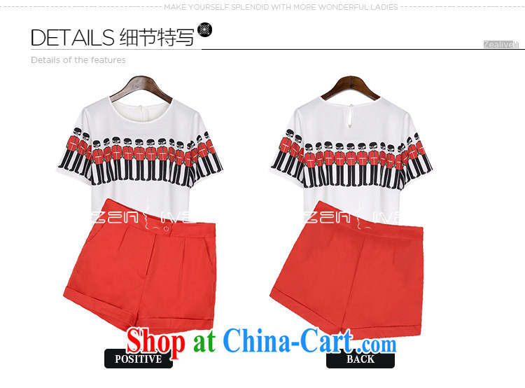 At Addis Ababa, the new Leisure summer short-sleeved large, female Two-piece stamp T shirt + shorts thick MM Package white + shorts 1540 XL 3 150 - 160 Jack left and right pictures, price, brand platters! Elections are good character, the national distribution, so why buy now enjoy more preferential! Health