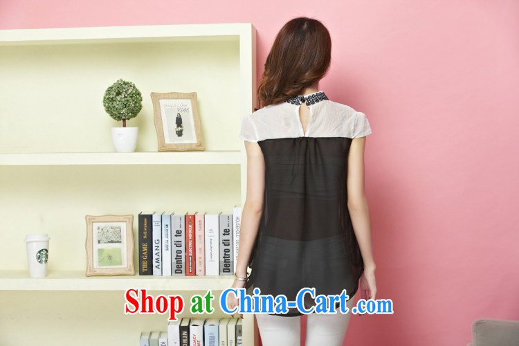 Also, the 2015 summer new female embroidery loose the code snow woven shirts female small shirt summer short-sleeved snow woven shirts 8047 black-and-white striped XXXL pictures, price, brand platters! Elections are good character, the national distribution, so why buy now enjoy more preferential! Health