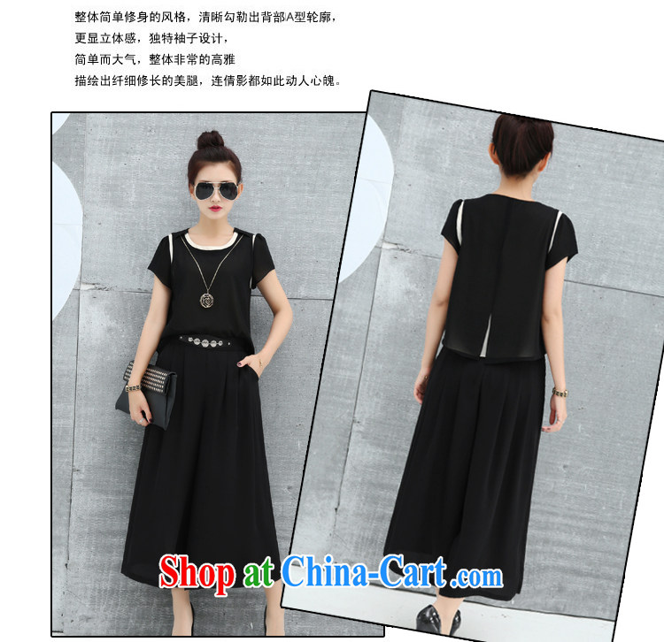 The first 7 times larger female dresses summer 2015 new thick mm stylish stitching stamp snow woven loose video thin 5877 black 3 XL pictures, price, brand platters! Elections are good character, the national distribution, so why buy now enjoy more preferential! Health